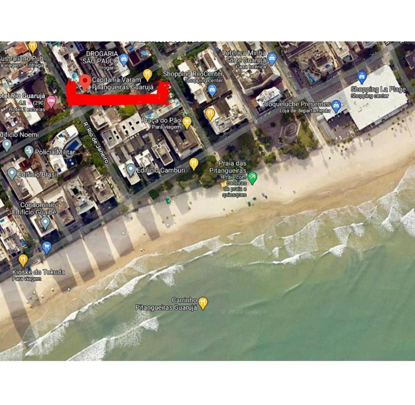 Capitania Varam Apartamento-Flat Com Piscina E Vista Mar Guaruja Pitangueiras Εξωτερικό φωτογραφία